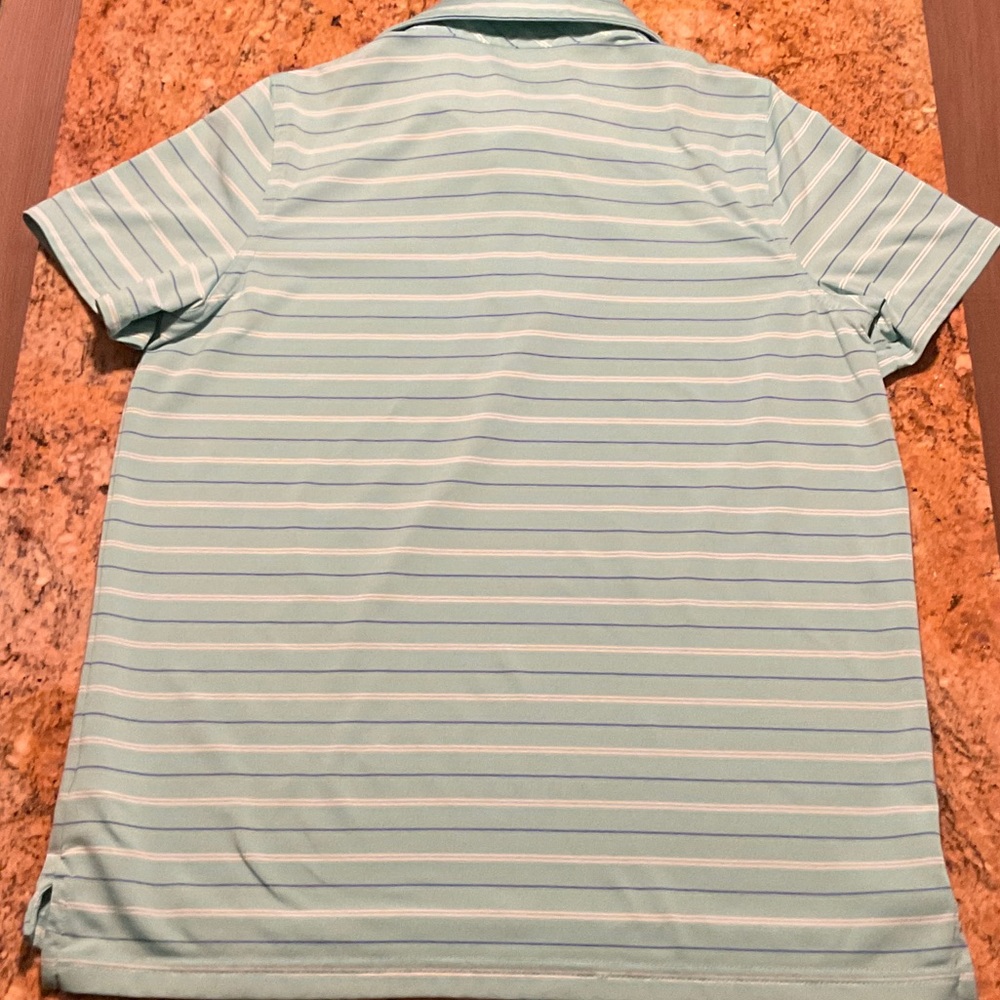 Vineyard Vines Aqua Striped Polo Shirt